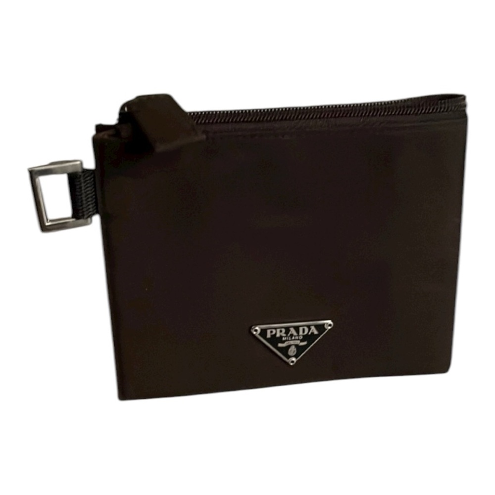 Prada Nylon brown bifold Wallet